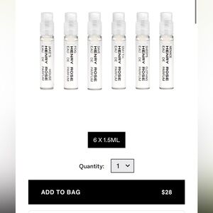 Henry Rose Eau de Parfum Fresh Sample Set